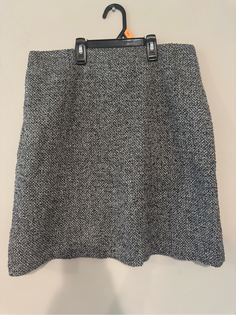 Classic Tweed A-Line Skirt - Gray